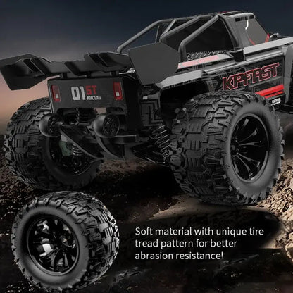 Auto a Control Remoto - 1/14 Camioneta KP FAST - KF18 Negro y Rojo - Jugueteria del Sur