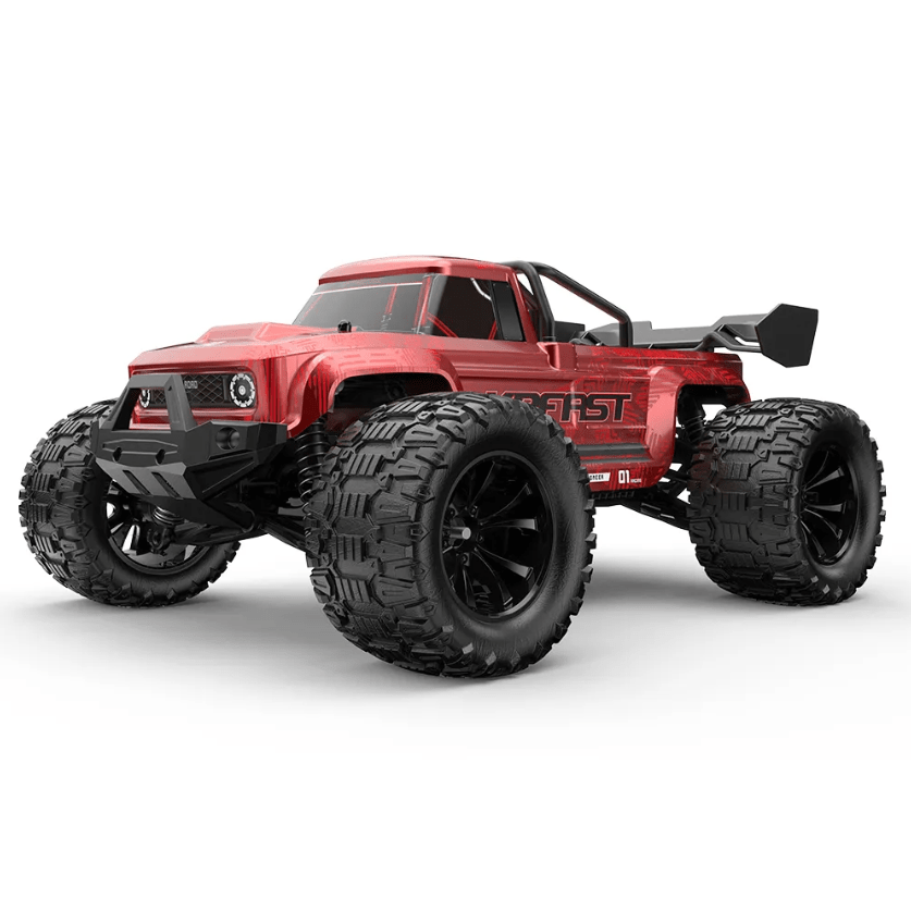 Auto a Control Remoto - 1/14 Camioneta KP FAST - KF18 Negro y Rojo - Jugueteria del Sur