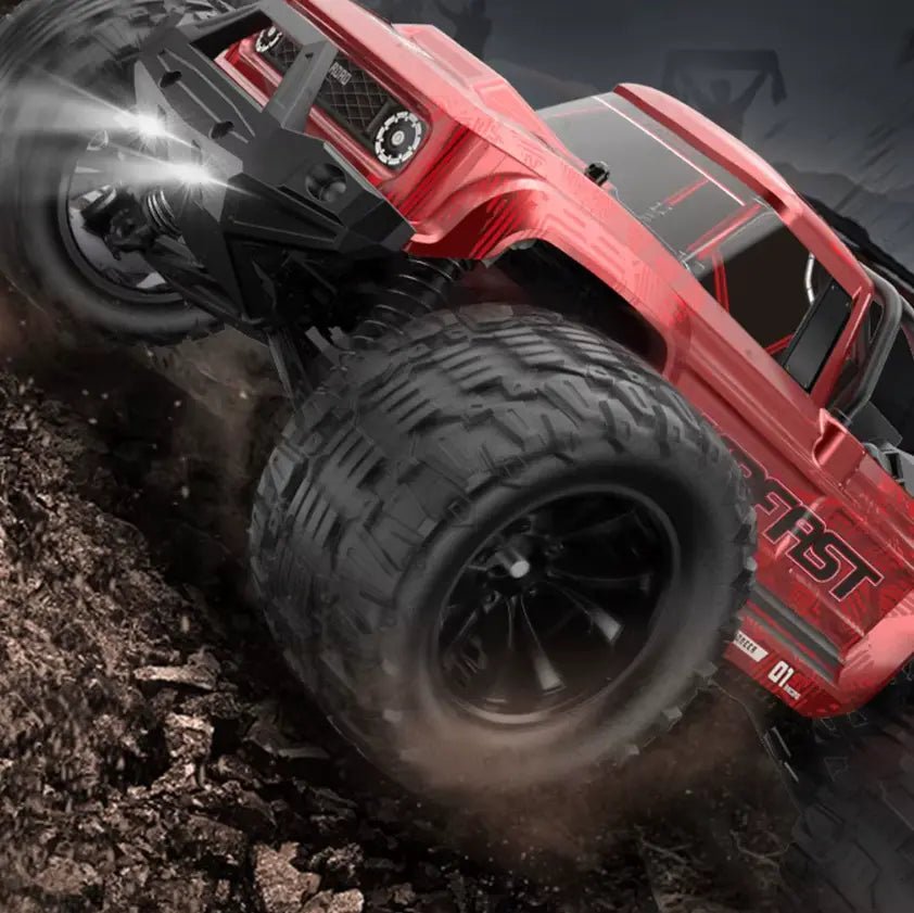 Auto a Control Remoto - 1/14 Camioneta KP FAST - KF18 Negro y Rojo - Jugueteria del Sur