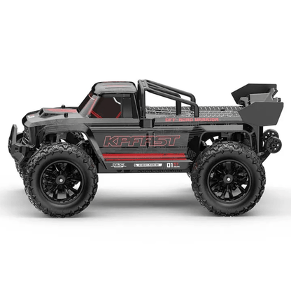 Auto a Control Remoto - 1/14 Camioneta KP FAST - KF18 Negro y Rojo - Jugueteria del Sur