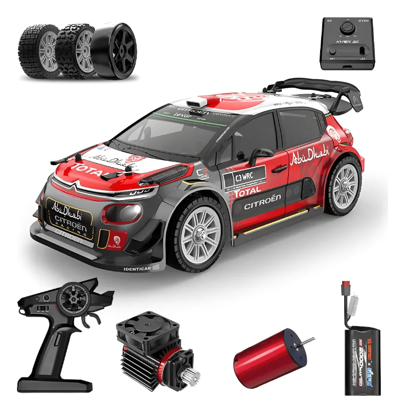Auto a Control Remoto - 1/14 Rally Citroën CR WRC - MJX Hyper Go 14303 - Juguetería del Sur