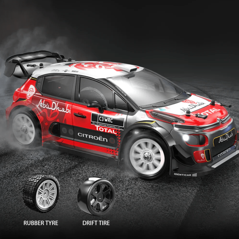 Auto a Control Remoto - 1/14 Rally Citroën CR WRC - MJX Hyper Go 14303 - Juguetería del Sur