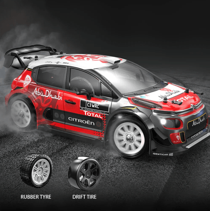 Auto a Control Remoto - 1/14 Rally Citroën CR WRC - MJX Hyper Go 14303 - Juguetería del Sur