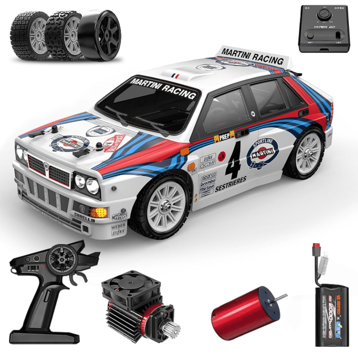 Auto a Control Remoto - 1/14 Rally LANCIA DELTA WRC - MJX Hyper Go 14302 - Jugueteria del Sur