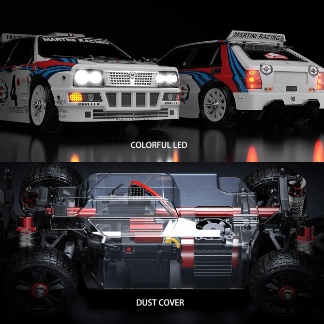 Auto a Control Remoto - 1/14 Rally LANCIA DELTA WRC - MJX Hyper Go 14302 - Jugueteria del Sur