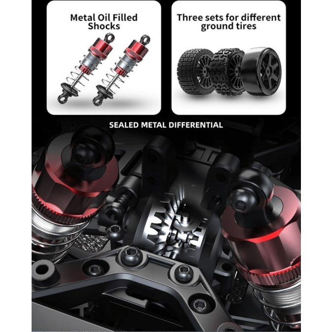 Auto a Control Remoto - 1/14 Rally VW Polo R WRC - MJX Hyper Go 14304 - Jugueteria del Sur