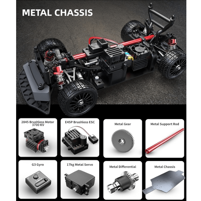 Auto a Control Remoto - 1/14 Rally VW Polo R WRC - MJX Hyper Go 14304 - Jugueteria del Sur