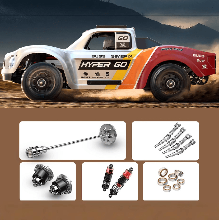 Auto a Control Remoto - 1/14 Short Course - MJX Hyper Go 14211 - Jugueteria del Sur