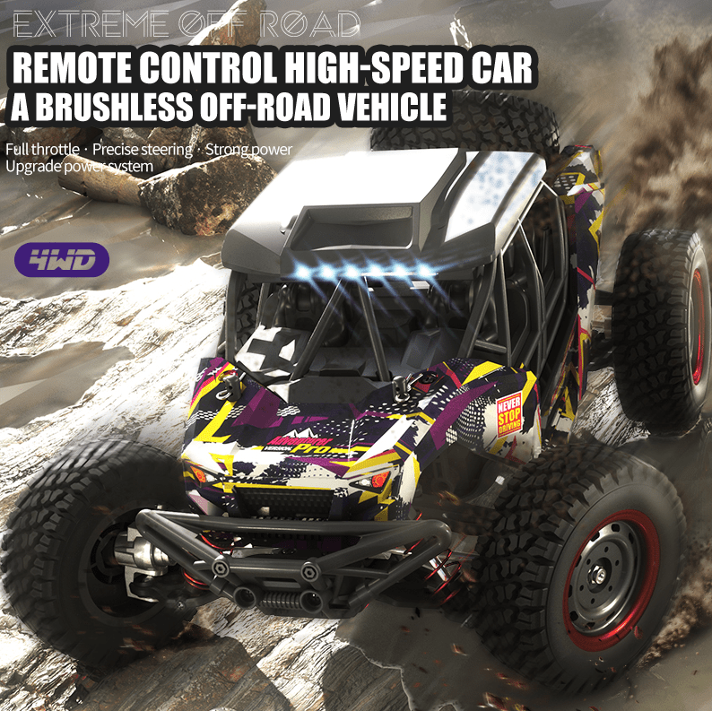 Auto a Control Remoto - 1/16 Adventurer Brushless - SCY 16106 PRO Azul - Jugueteria del Sur