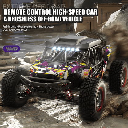 Auto a Control Remoto - 1/16 Adventurer Brushless - SCY 16106 PRO Azul - Jugueteria del Sur