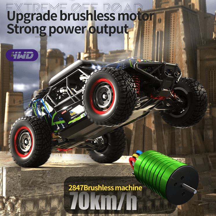 Auto a Control Remoto - 1/16 Adventurer Brushless - SCY 16106 PRO Azul - Jugueteria del Sur