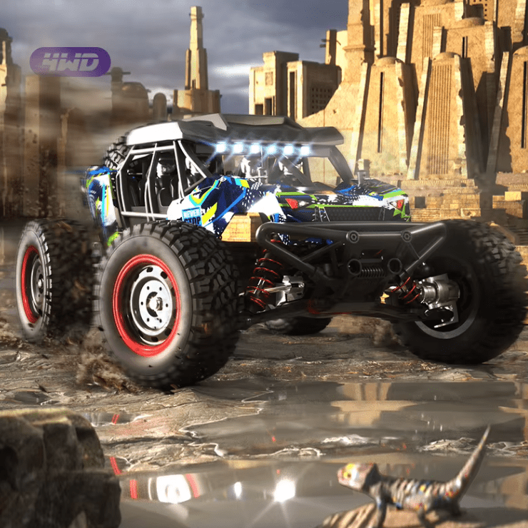 Auto a Control Remoto - 1/16 Adventurer Brushless - SCY 16106 PRO Azul - Jugueteria del Sur