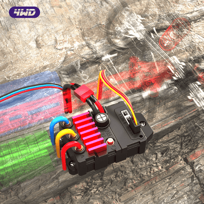 Auto a Control Remoto - 1/16 Adventurer Brushless - SCY 16106 PRO Azul - Jugueteria del Sur