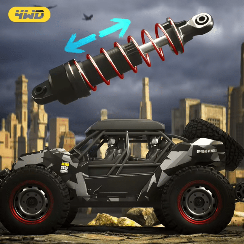 Auto a Control Remoto - 1/16 Adventurer Buggy - SCY 16106 Gris o Rojo - Jugueteria del Sur