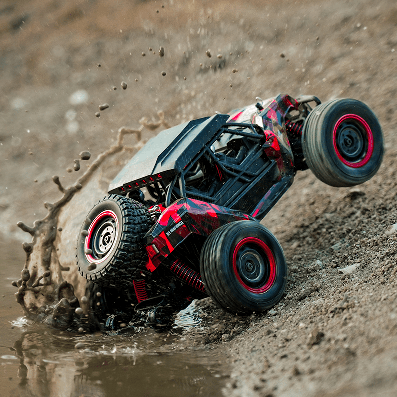 Auto a Control Remoto - 1/16 Adventurer Buggy - SCY 16106 Gris o Rojo - Jugueteria del Sur