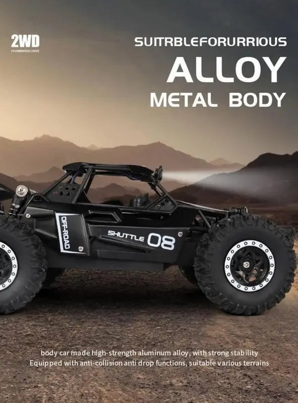 Auto a Control Remoto - 1/16 Buggy Shuttle K.K - Azul, Naranjo, Rojo - Jugueteria del Sur
