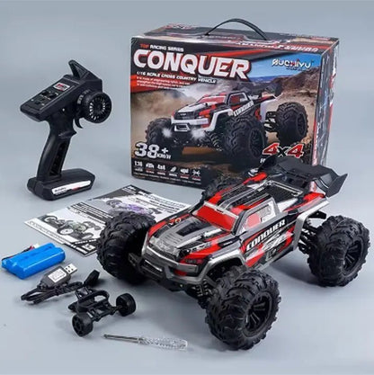 Auto a Control Remoto - 1/16 Camioneta Conquer - SCY 16102 Rojo o Verde - Jugueteria del Sur