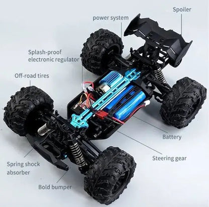 Auto a Control Remoto - 1/16 Camioneta Conquer - SCY 16102 Rojo o Verde - Jugueteria del Sur