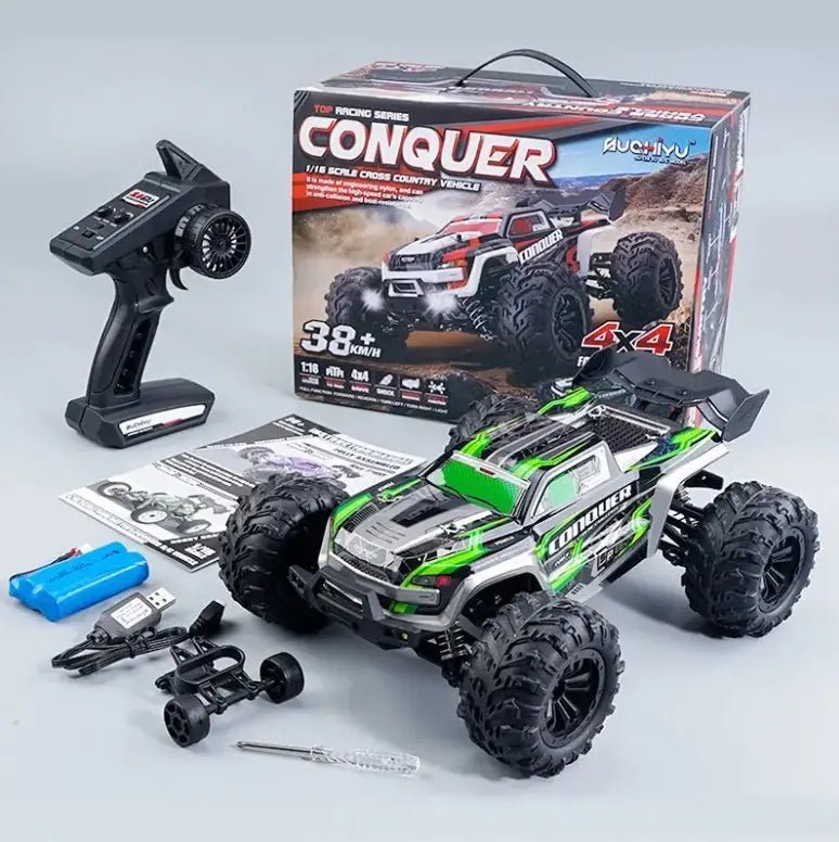 Auto a Control Remoto - 1/16 Camioneta Conquer - SCY 16102 Rojo o Verde - Jugueteria del Sur