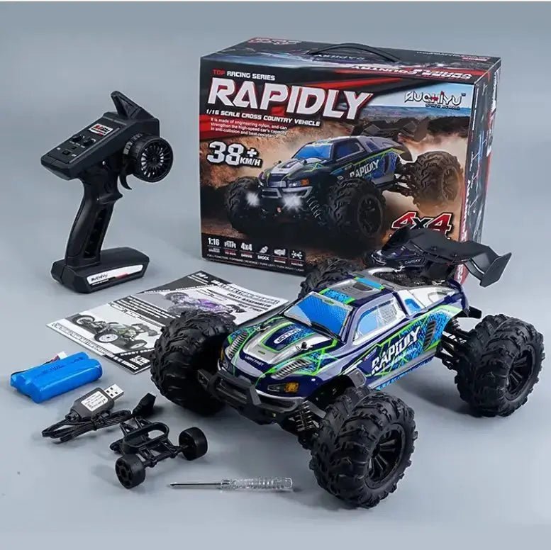 Auto a Control Remoto - 1/16 Camioneta Rapidly - SCY 16101 Azul o Morado - Jugueteria del Sur