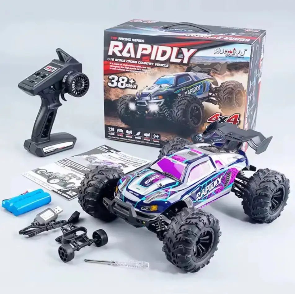 Auto a Control Remoto - 1/16 Camioneta Rapidly - SCY 16101 Azul o Morado - Jugueteria del Sur
