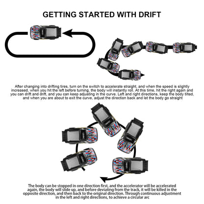 Auto a Control Remoto - 1/16 Drift Pista Breaker - UDIRC UD1601 - Jugueteria del Sur