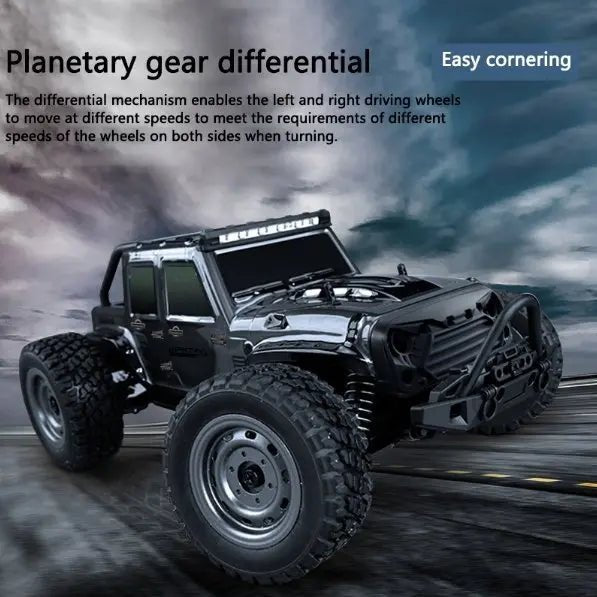 Auto a Control Remoto - 1/16 Jeep Gantry Rally - SCY 16103 - Jugueteria del Sur