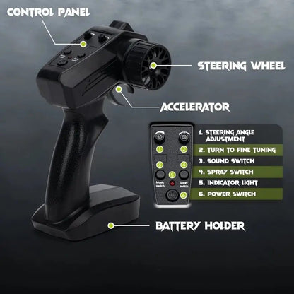 Auto a Control Remoto - 1/16 Motocicleta 3 Ruedas DoDo 95 - ZWN S915 - Jugueteria del Sur