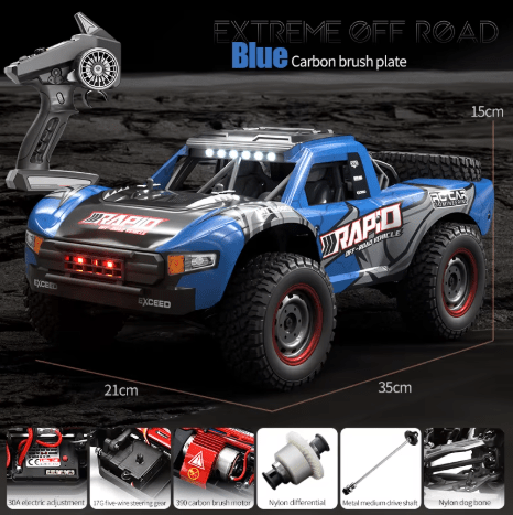 Auto a Control Remoto - 1/16 Rally Baja Rapid - SCY 16105 Rojo o Azul - Jugueteria del Sur