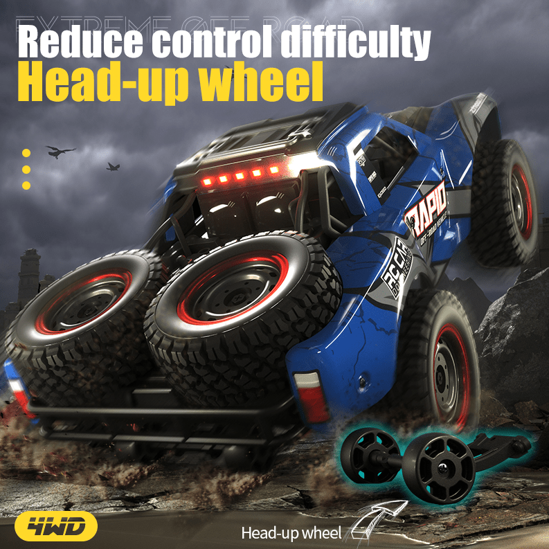 Auto a Control Remoto - 1/16 Rally Baja Rapid - SCY 16105 Rojo o Azul - Juguetería del Sur