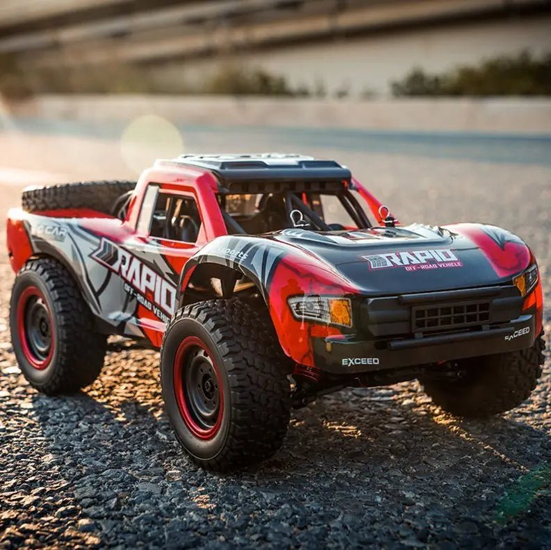 Auto a Control Remoto - 1/16 Rally Baja Rapid - SCY Q130 Rojo o Azul - Jugueteria del Sur