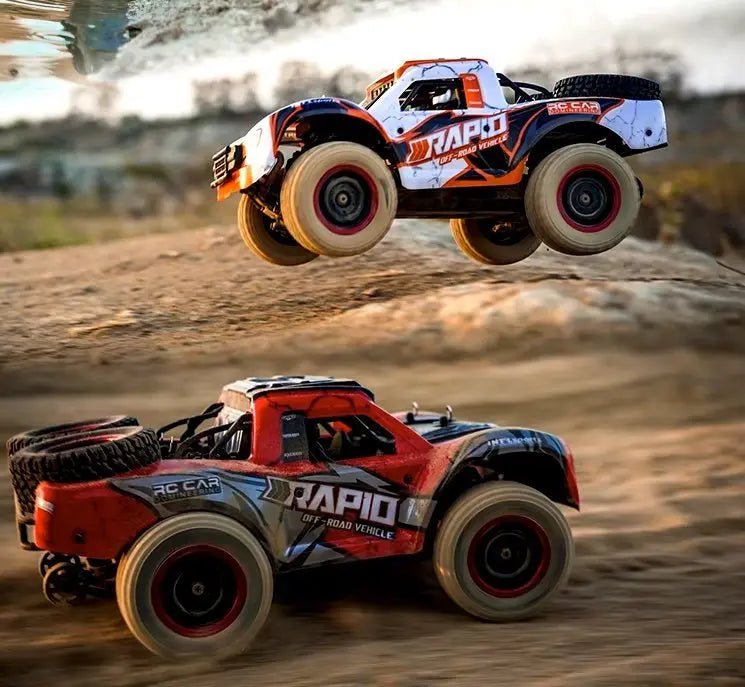 Auto a Control Remoto - 1/16 Rally Baja Rapid - SCY Q130 Rojo o Azul - Jugueteria del Sur