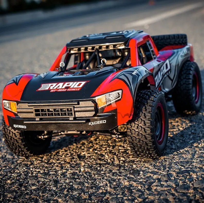 Auto a Control Remoto - 1/16 Rally Baja Rapid - SCY Q130 Rojo o Azul - Jugueteria del Sur