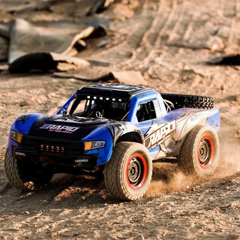 Auto a Control Remoto - 1/16 Rally Baja Rapid - SCY Q130 Rojo o Azul - Jugueteria del Sur