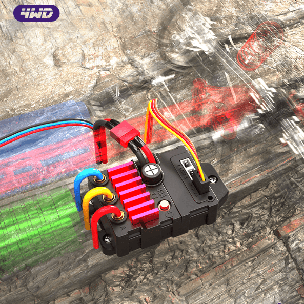 Auto a Control Remoto - 1/16 Rapid Baja Brushless - JJRC Q130 PRO - Jugueteria del Sur