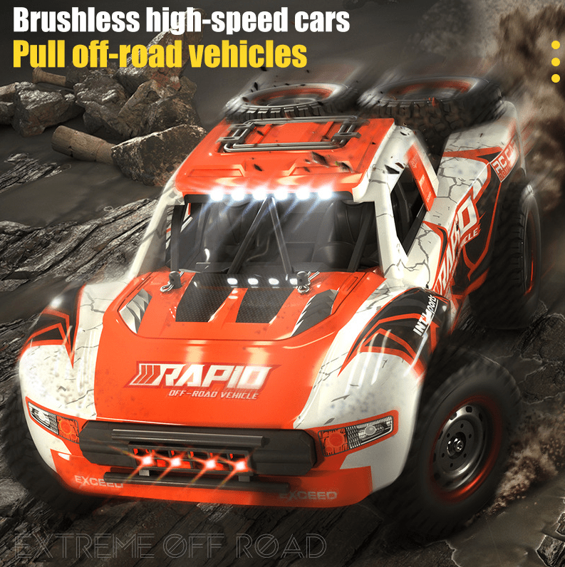 Auto a Control Remoto - 1/16 Rapid Baja Brushless - JJRC Q130 PRO - Jugueteria del Sur
