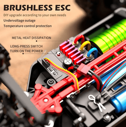 Auto a Control Remoto - 1/16 RIGID Brushless - JJRC C8805 PRO - Jugueteria del Sur