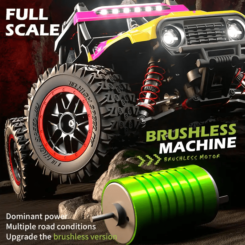 Auto a Control Remoto - 1/16 RIGID Brushless - JJRC C8805 PRO - Jugueteria del Sur