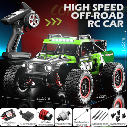 Auto a Control Remoto - 1/16 RIGID Level 8 - JJRC C8805 Rojo - Jugueteria del Sur