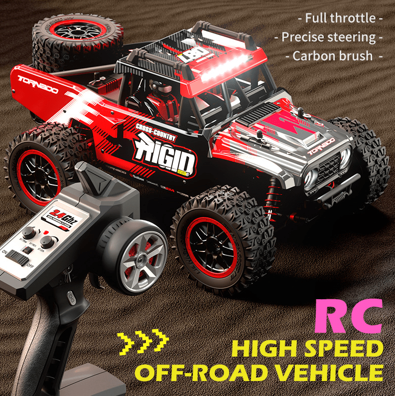 Auto a Control Remoto - 1/16 RIGID Level 8 - JJRC C8805 Rojo - Jugueteria del Sur