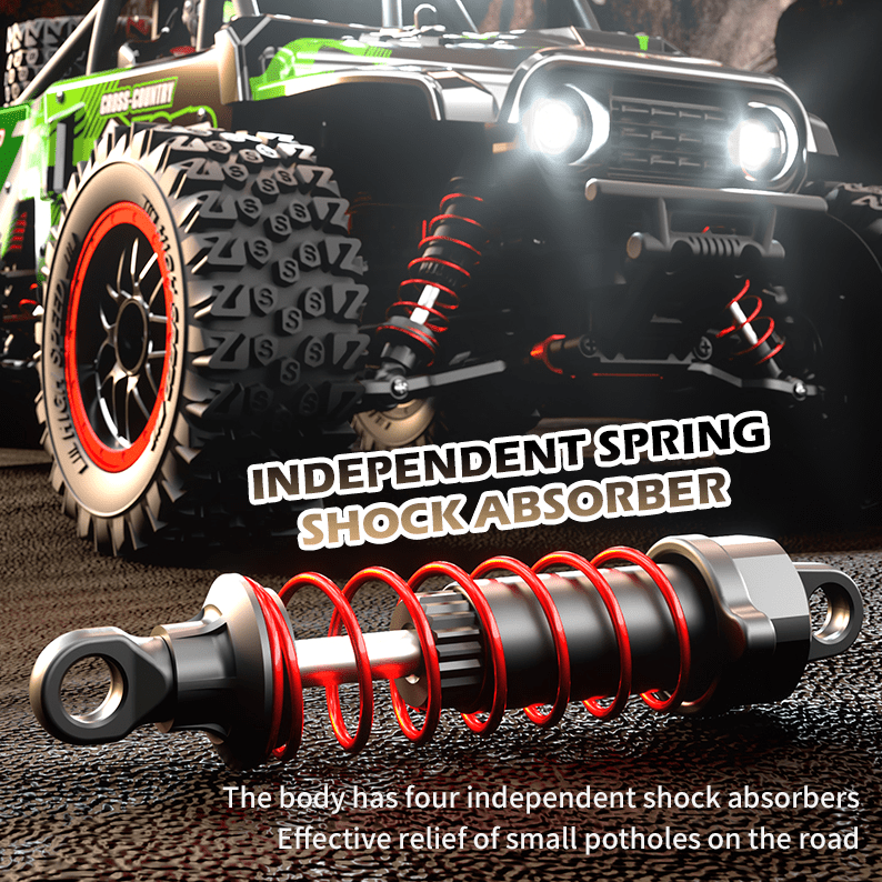 Auto a Control Remoto - 1/16 RIGID Level 8 - JJRC C8805 Rojo - Jugueteria del Sur