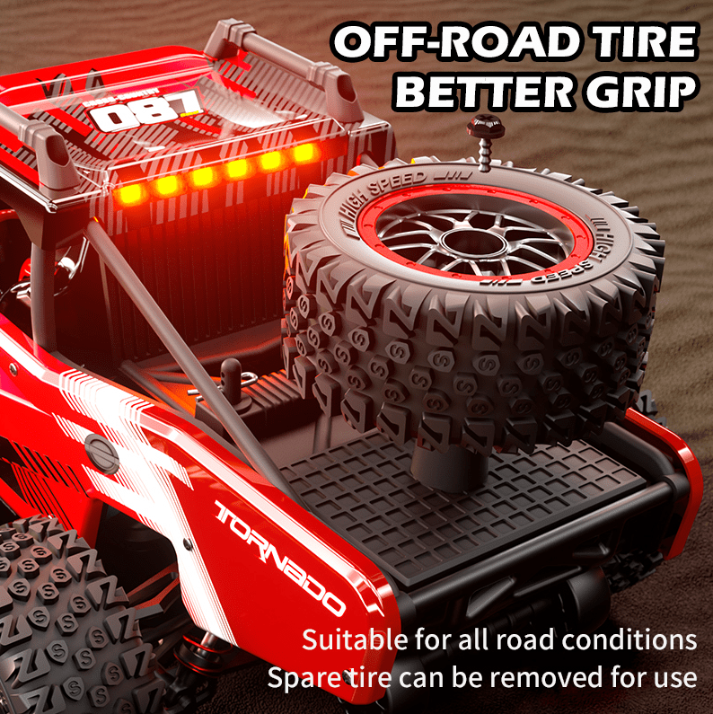 Auto a Control Remoto - 1/16 RIGID Level 8 - JJRC C8805 Rojo - Jugueteria del Sur