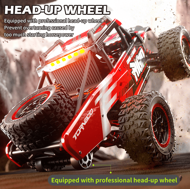 Auto a Control Remoto - 1/16 RIGID Level 8 - JJRC C8805 Rojo - Jugueteria del Sur