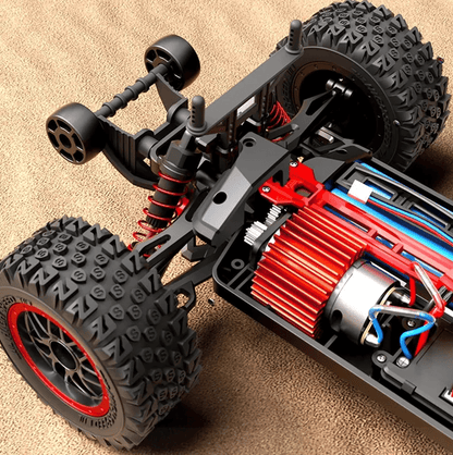 Auto a Control Remoto - 1/16 RIGID Level 8 - JJRC C8805 Rojo - Jugueteria del Sur