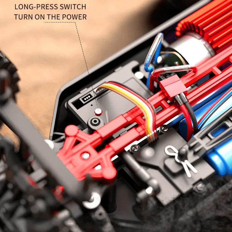 Auto a Control Remoto - 1/16 RIGID Level 8 - JJRC C8805 Rojo - Jugueteria del Sur