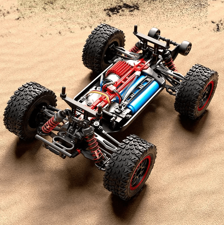 Auto a Control Remoto - 1/16 RIGID Level 8 - JJRC C8805 Rojo - Jugueteria del Sur