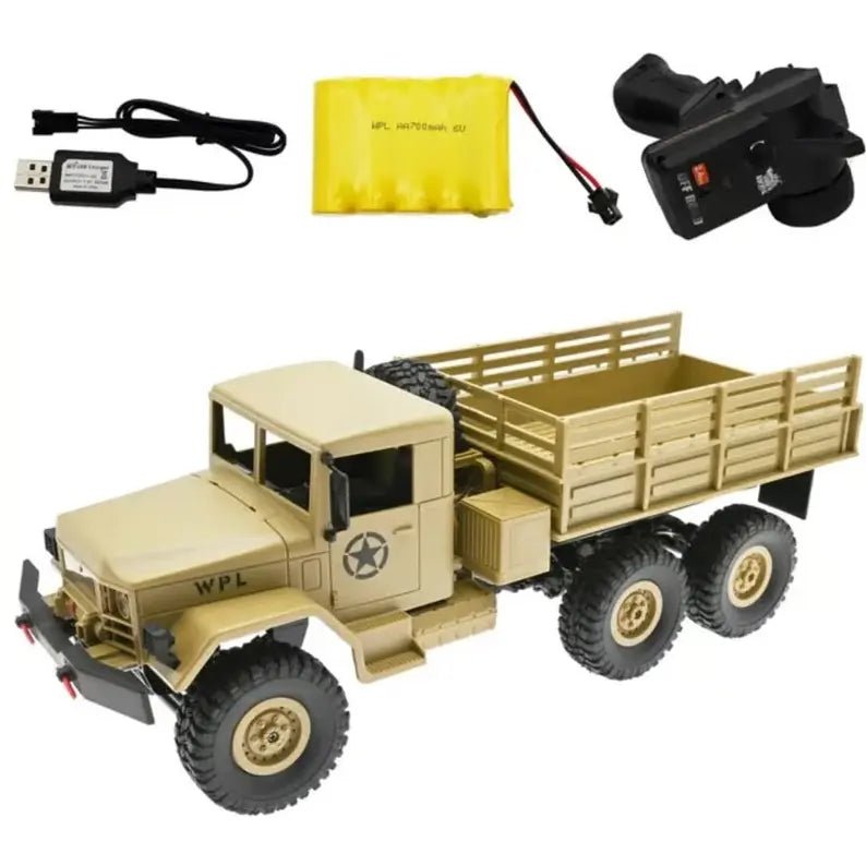 Auto a Control Remoto - 1/18 Camión Militar - JJRC Q69 - YW - Jugueteria del Sur