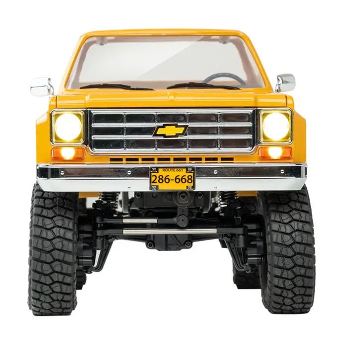 Auto a Control Remoto - 1/18 CHEVROLET K10 - FMS FCX18 Amarillo, Rojo o Negro - Jugueteria del Sur