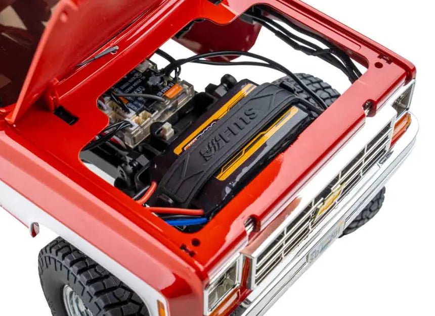 Auto a Control Remoto - 1/18 CHEVROLET K10 - FMS FCX18 Amarillo, Rojo o Negro - Jugueteria del Sur