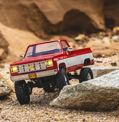 Auto a Control Remoto - 1/18 CHEVROLET K10 - FMS FCX18 Amarillo, Rojo o Negro - Jugueteria del Sur